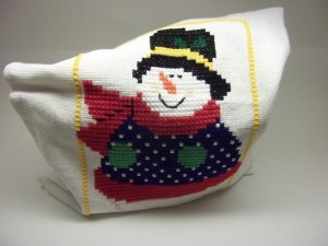 Hóemberes keresztszemes dísztasak......